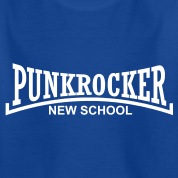 punkrocker new school T-Shirts für männliche
                  Kinder und Jugendliche bzw. Jungen