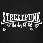 streetpunk the joy of oi mit boots T-Shirts.jpg