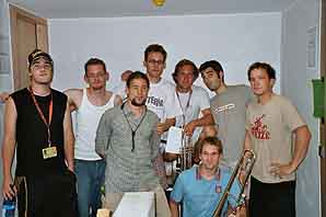 Santeria Ska aus München mit
          Trompeten